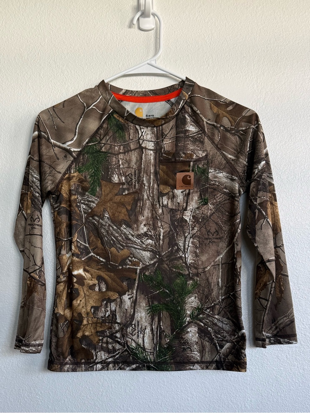 Carhartt Realtree Camo Long Sleeve Shirt - Brown/Green